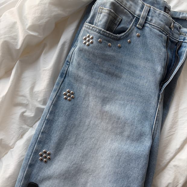 폴리수엠 Polysooem 연청 데님 