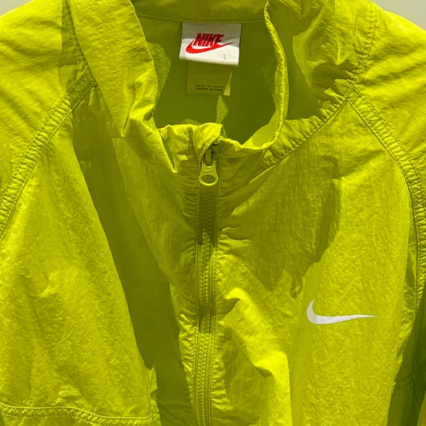 Nike x Stussy 아노락 라임 나투시