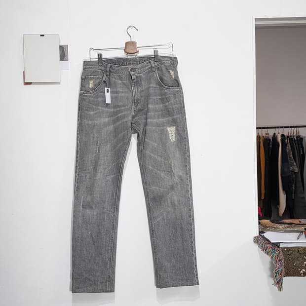 Nicolo Ceschi Berrini Washed denim pants