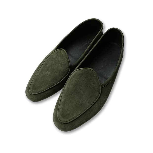 드 피에드 [De Piede] 오리지날 스웨이드 벨지안 로퍼 언라인드