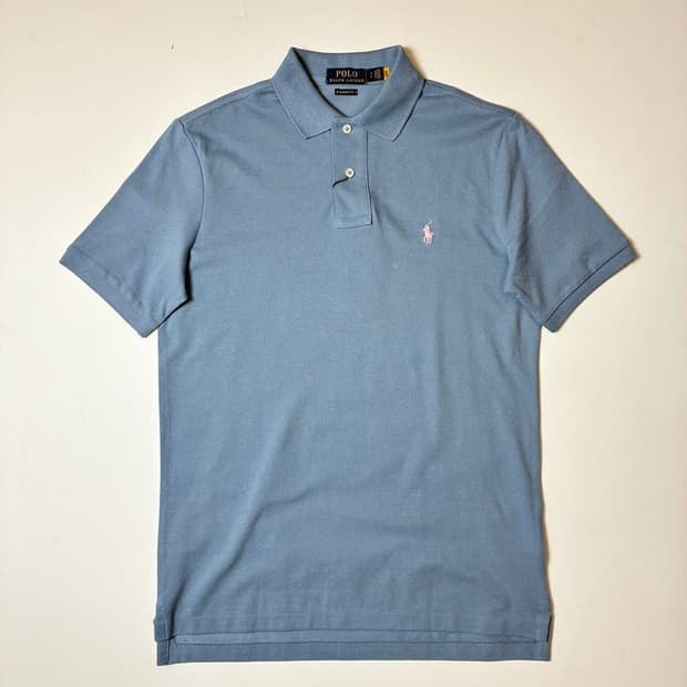 폴로 랄프로렌 클래식핏 자수로고 반팔 카라 티셔츠 PN9679