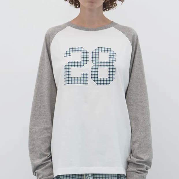 엔조블루스 믹스 패치 박시 롱슬리브