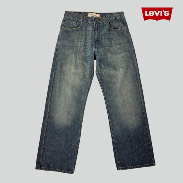 [W32L32]00s 리바이스 569 루즈 스트레이트핏 데님 팬츠