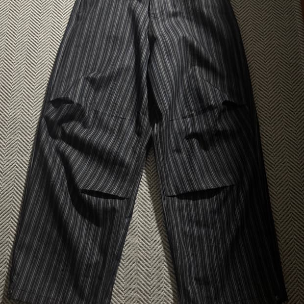 스트라이프 팬츠