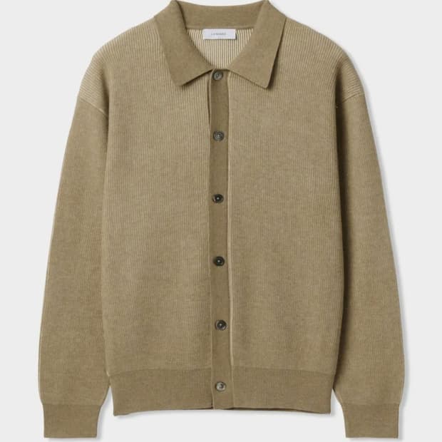 르마드 베이지 니트 가디건[2]