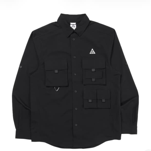 나이키 ACG 드라이핏 UV 디베스테이션 트레일 셔츠 XL사이즈 블랙