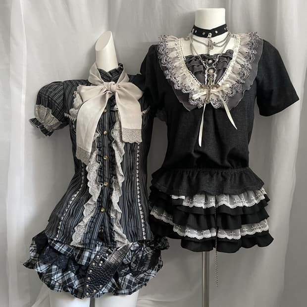 Axes femme frill top 엑시즈팜 프릴 넥 탑