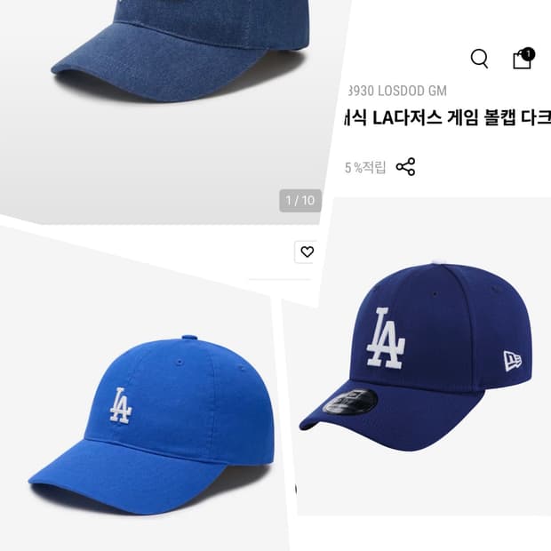 mlb, 뉴에라 la다저스 모자
