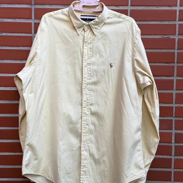 폴로 랄프로렌 옐로우 셔츠 남방