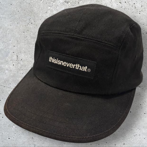 디스이즈네버댓 캠프캡 블랙 모자
