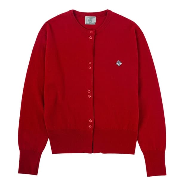 노컨텐츠 캐시미어 울 버튼 가디건