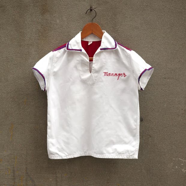 50‘s Game Master 볼링 팀 매니저 볼링 셔츠