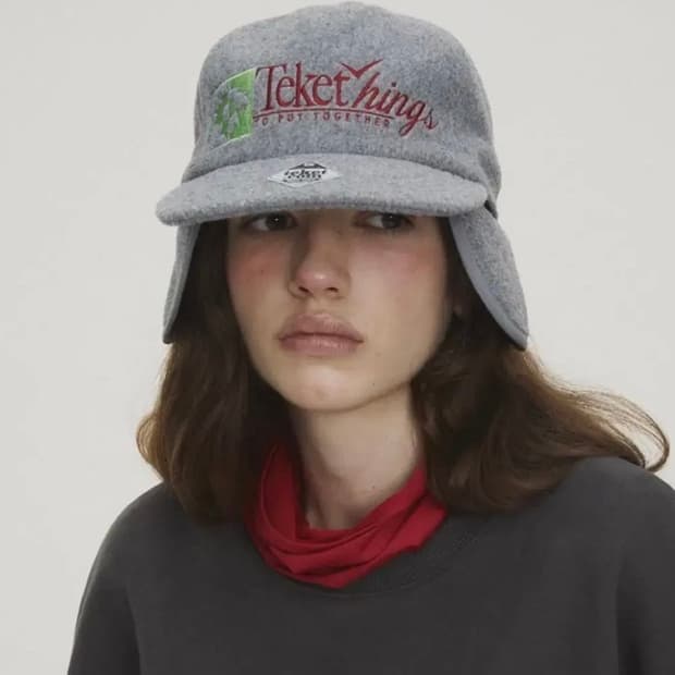 테켓 이어플랩 모자