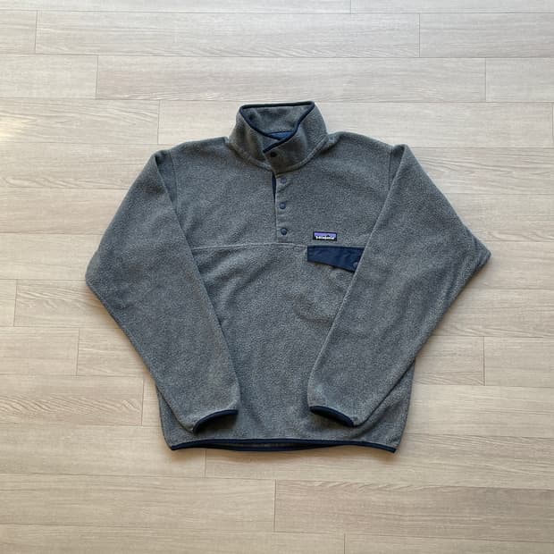 파타고니아 신칠라 니켈 네이비 그레이 플리스 patagonia