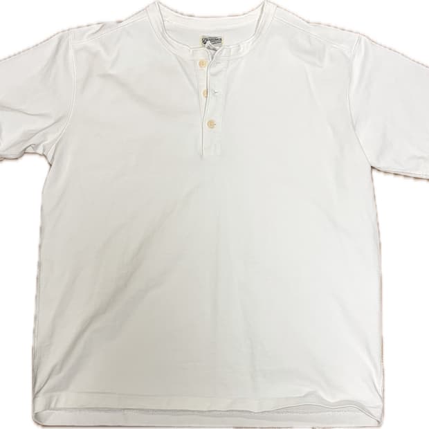 브론슨 10.6 oz Cotton Short Sleeve Henley T