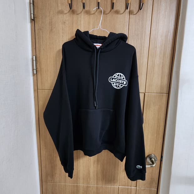 (XL)라코스테 공용 루즈핏 후드티