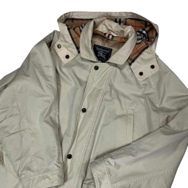 버버리 바람막이 자켓 후드탈부착 L