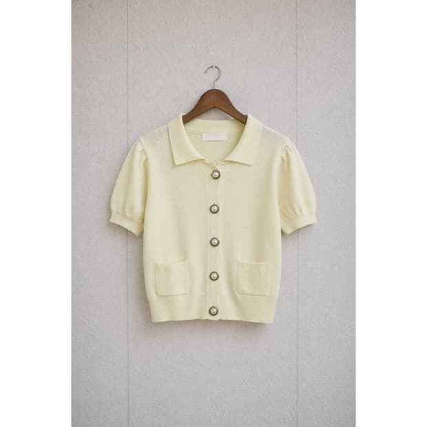 아이보리 반팔 티