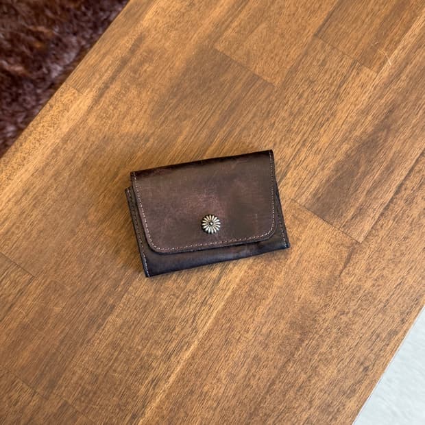 Vtg 빈티지 콘초 레더 월렛 (Dark Brown)