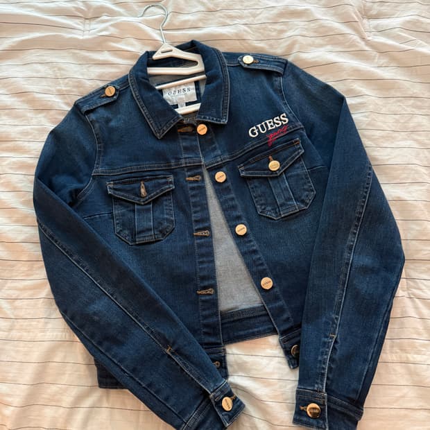 GUESS 데님자켓 xs