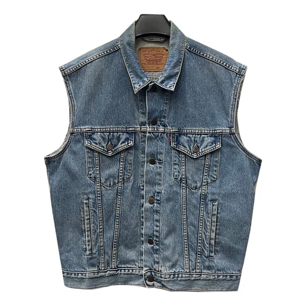 90s 리바이스 70503 데님 베스트 조끼 L
