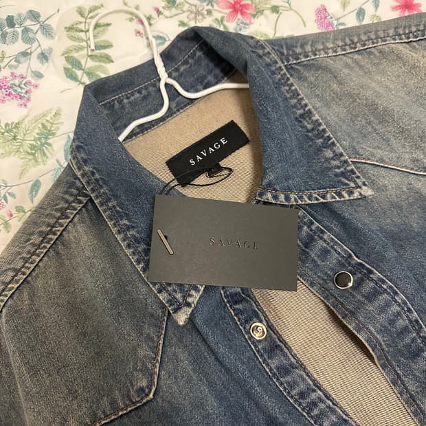 세비지 웨스턴 셔츠 M 