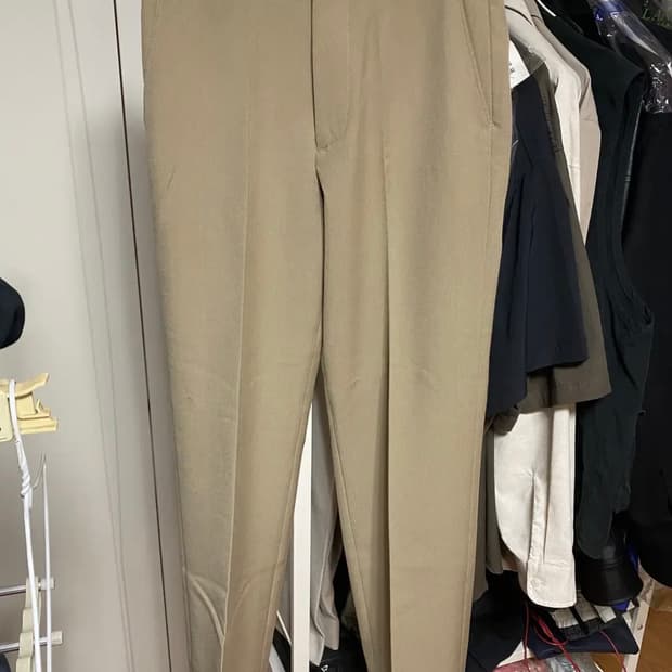 이스트쿤스트 - 롱 와이드 슬랙스 (베이지/S)