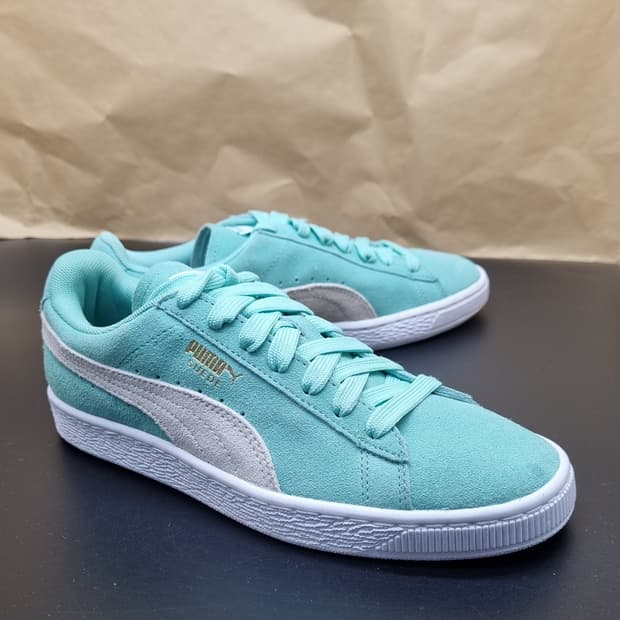 푸마 스웨이드 민트 스니커즈 240
