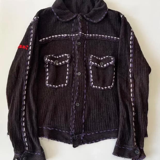 핑거린 가디건 m