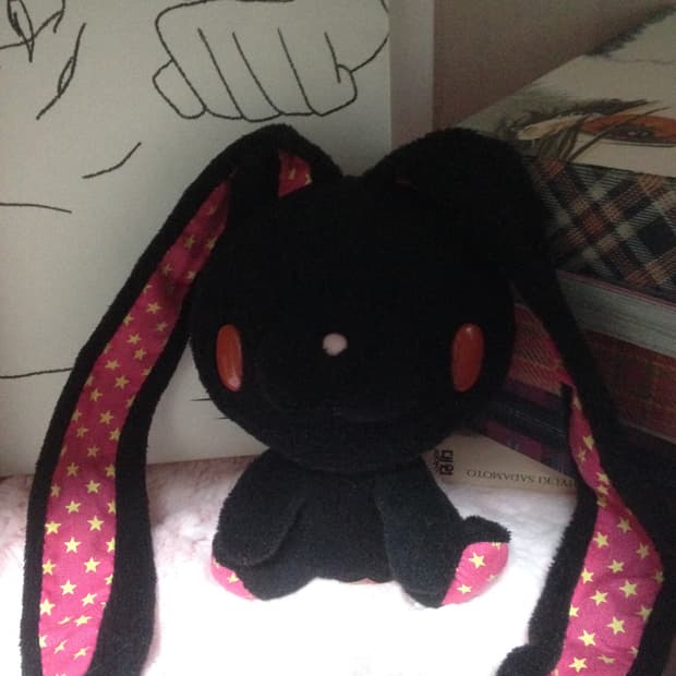 별 스타 범용토끼 블랙 한요우사기 글루미베어