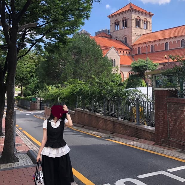 체메씨 PEPLUM VEST RIBBON TIE SET 베스트