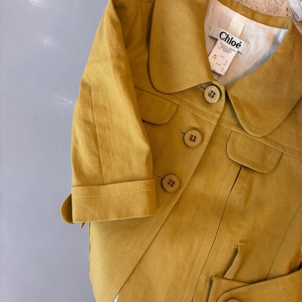 Vintage Chole Linen Half Jacket
