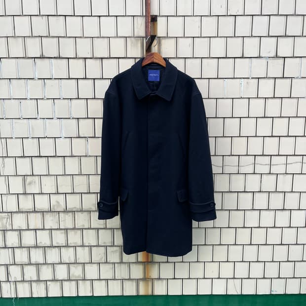 Japan made 발마칸 네이비 코트 