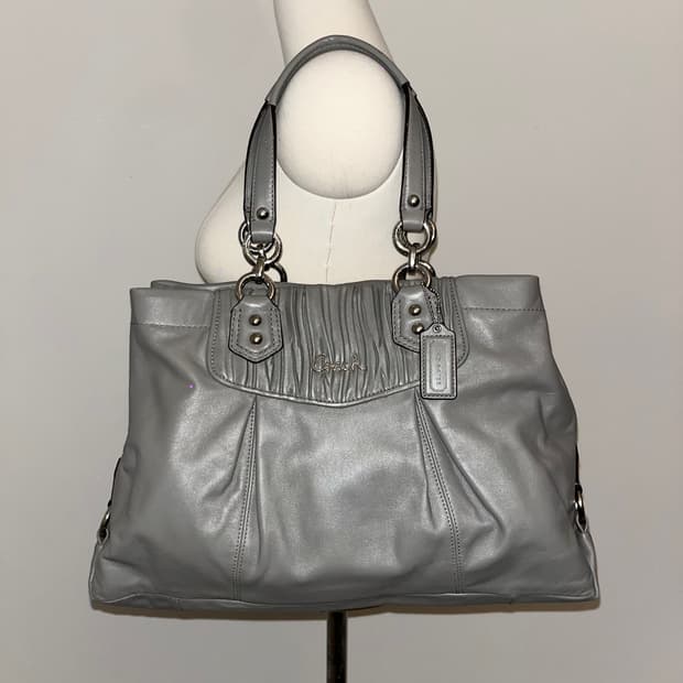 📦90ss Coach Gray shoulder bag