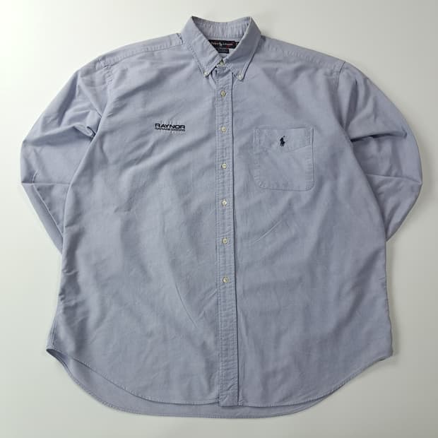 CJ066 XL 폴로 90s 홍콩판 빅셔츠 RAYNOR 클래식블루 셔츠