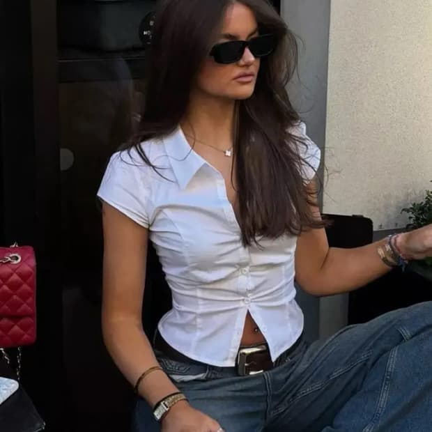 Edikted 반팔블라우스