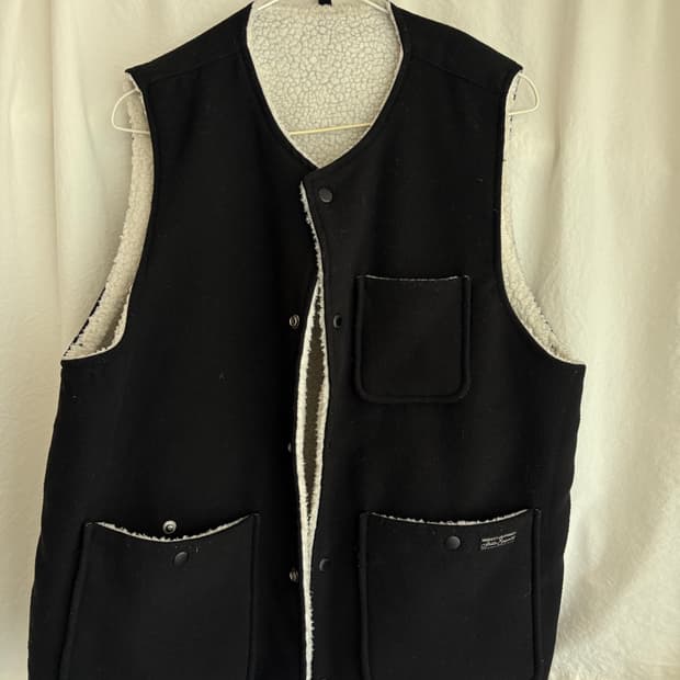 빈티지 리버시블 조끼