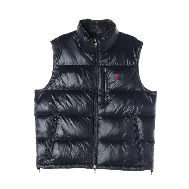 폴로 랄프 로렌 덕다운 패딩 조끼 2WAY 푸퍼 집업 점퍼 XL
