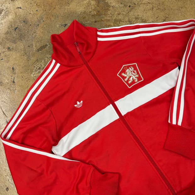 [정품/S] 아디다스 체코 파이어버드 트랙탑 져지 레드 b14