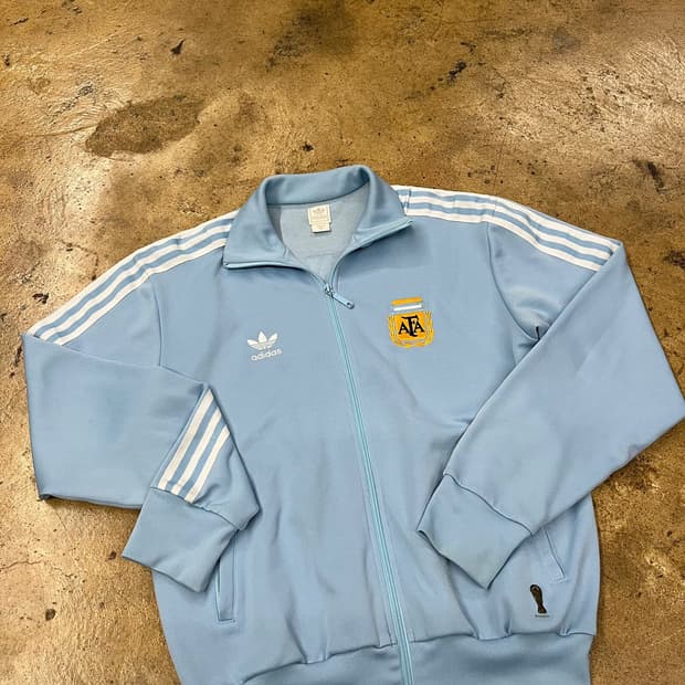 아디다스 아르헨티나 하늘 오리지널 져지 트랙탑 