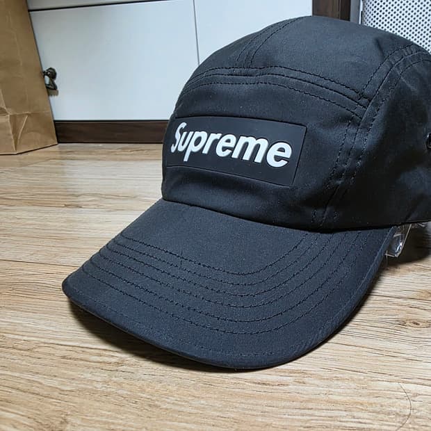 슈프림 캠프캡 블랙