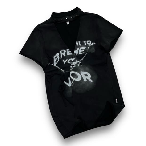 FUZZYKON Rock Chic Lettering T-shirt
