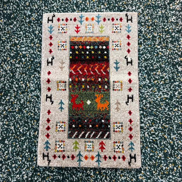 포레스트 애니멀 패치워크 러그 스몰