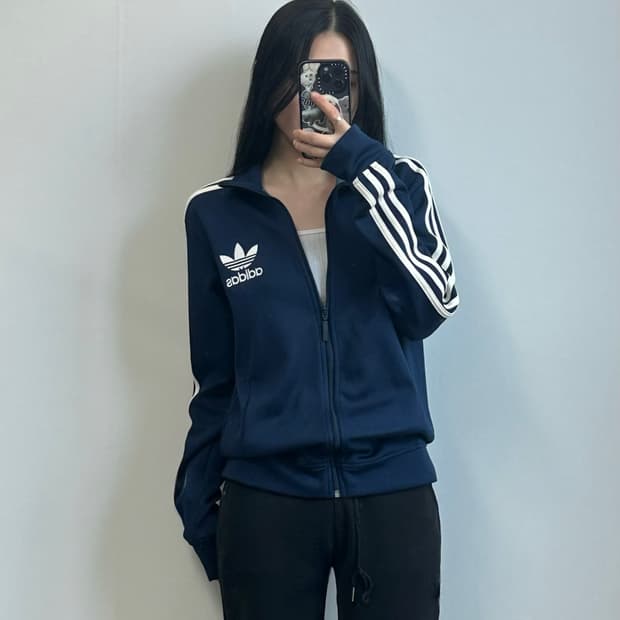 아디다스 유로파 네이비 트랙탑 져지
