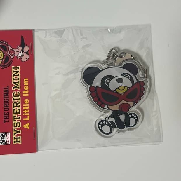 히스테릭 글래머 히스테릭 미니 아크릴 키링 판다