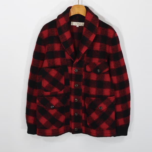 HAVERSACK 버팔로체크울자켓