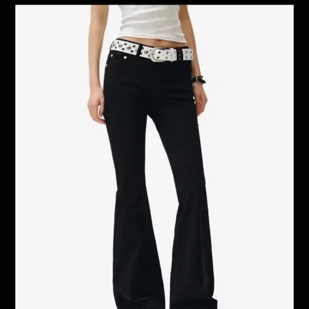 데케트우먼 Slim Low Rise Flared Jeans M