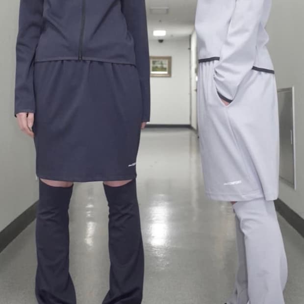 지초이 컴포트 스커트팬츠 23-002 graphite 