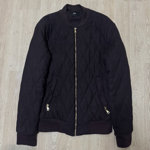 H&M 에이치앤엠 남성 모직 퀼팅자켓 S/90 
