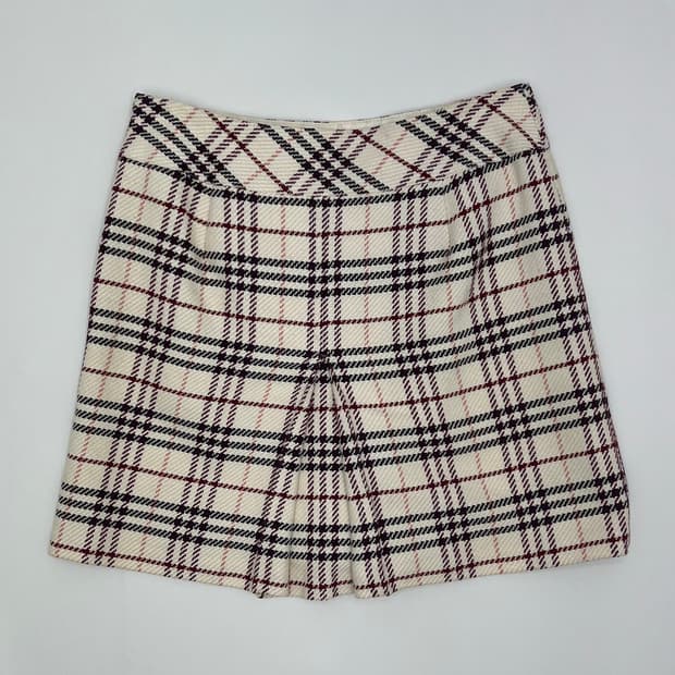버버리 블루라벨 노바 체크 스커트